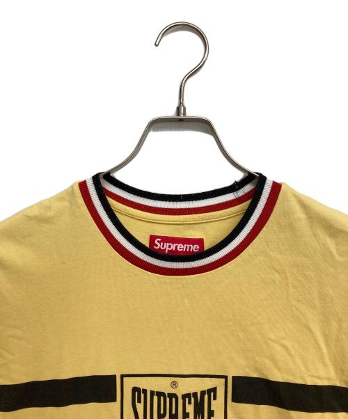 SUPREME（シュプリーム）Supreme (シュプリーム) WARM UP STRIPE レッド×イエロー サイズ:Mの古着・服飾アイテム