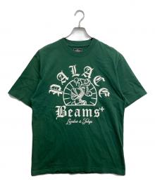 PALACE×BEAMS PLUS（パレス×ビームスプラス）の古着「GRAPHIC T-SHIRT」｜ホワイト×グリーン