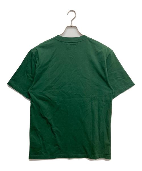 PALACE（パレス）PALACE (パレス) BEAMS PLUS (ビームスプラス) GRAPHIC T-SHIRT ホワイト×グリーン サイズ:Mの古着・服飾アイテム