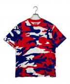 SUPREMEシュプリーム）の古着「S/S POCKET TEE RED CAMO」｜ブルー×レッド