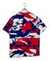 Supreme (シュプリーム) S/S POCKET TEE RED CAMO ブルー×レッド サイズ:M：8000円