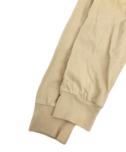 PALACE（パレス）PALACE (パレス) Calvin Klein (カルバンクライン) Longsleeve Tee アイボリー×ベージュ サイズ:Mの古着・服飾アイテム