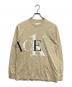 PALACE（パレス）の古着「Longsleeve Tee」｜アイボリー×ベージュ