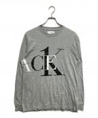 PALACE×Calvin Kleinパレス×カルバンクライン）の古着「Longsleeve Tee」｜ブラック×グレー