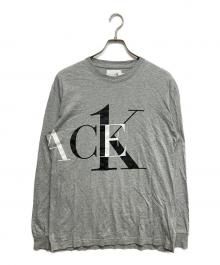 PALACE×Calvin Klein（パレス×カルバンクライン）の古着「Longsleeve Tee」｜ブラック×グレー