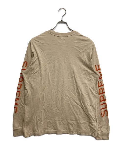 SUPREME（シュプリーム）Supreme (シュプリーム) INTARSIA SLEEVE LONG-TOP オレンジ×ベージュ サイズ:Sの古着・服飾アイテム