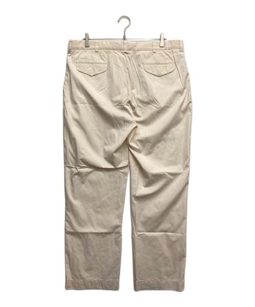 POLO RALPH LAUREN（ポロ・ラルフローレン）POLO RALPH LAUREN (ポロ・ラルフローレン) シルクコットンチノパンツ ベージュ サイズ:W実寸100㎝の古着・服飾アイテム