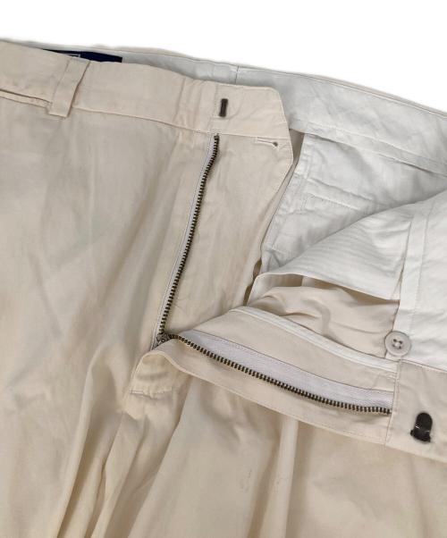 POLO RALPH LAUREN（ポロ・ラルフローレン）POLO RALPH LAUREN (ポロ・ラルフローレン) シルクコットンチノパンツ ベージュ サイズ:W実寸100㎝の古着・服飾アイテム