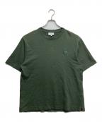 maison kitsuneメゾンキツネ）の古着「BOLD FOX HEAD PATCH OVERSIZE TEE」｜グリーン