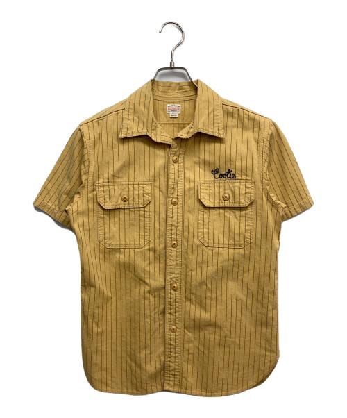 COOTIE（クーティー）COOTIE (クーティー) 刺繍S/Sシャツ イエロー サイズ:Sの古着・服飾アイテム