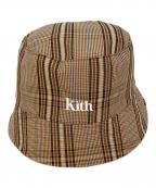 KITHキス）の古着「PLUID BUCKET HAT」｜ブルー×ベージュ