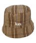 KITH（キス）の古着「PLUID BUCKET HAT」｜ブルー×ベージュ