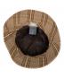中古・古着 KITH (キス) PLUID BUCKET HAT ブルー×ベージュ：8000円
