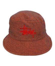 stussy（ステューシー）の古着「Copyright Bucket Hat」｜オレンジ