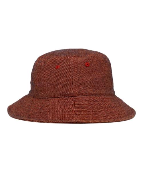 stussy（ステューシー）stussy (ステューシー) Copyright Bucket Hat オレンジの古着・服飾アイテム