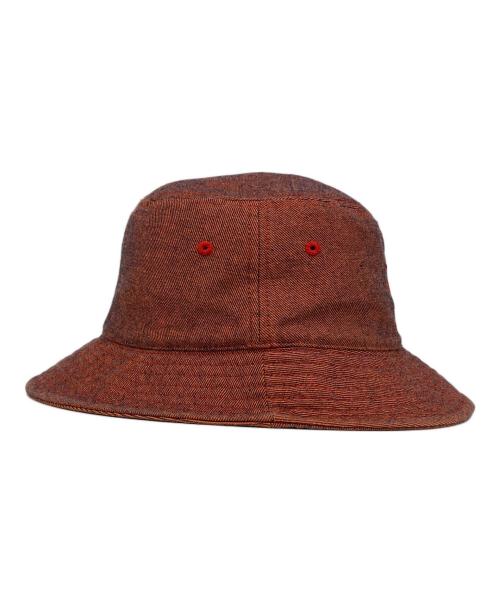 stussy（ステューシー）stussy (ステューシー) Copyright Bucket Hat オレンジの古着・服飾アイテム