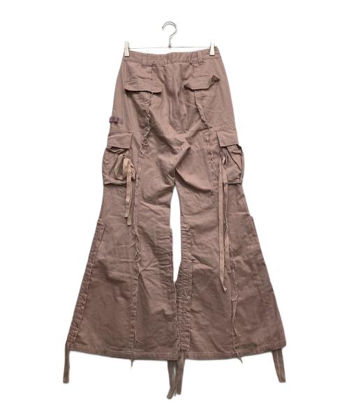 rurumu（ルルムウ）rurumu (ルルムウ) ドローストリングカーゴパンツ ピンク サイズ:Mの古着・服飾アイテム
