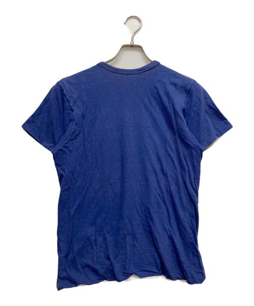 Champion（チャンピオン）Champion (チャンピオン) 80s リバーシブルフットボールT ホワイト×ネイビー サイズ:Mの古着・服飾アイテム