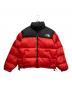 THE NORTH FACE（ザ ノース フェイス）の古着「ヌプシジャケット」｜レッド×ブラック