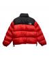 THE NORTH FACE (ザ ノース フェイス) ヌプシジャケット レッド×ブラック サイズ:L：10000円