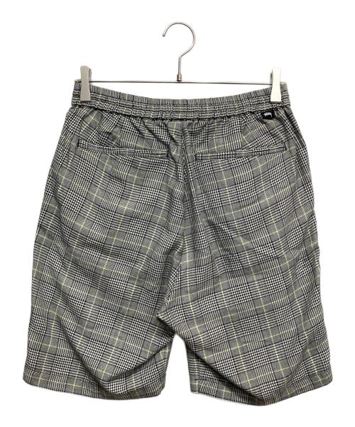 stussy（ステューシー）stussy (ステューシー) Houndstooth Pattern Easy Shorts ⁡ ブラック サイズ:Sの古着・服飾アイテム