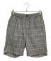 stussy（ステューシー）の古着「Houndstooth Pattern Easy Shorts ⁡」｜ブラック