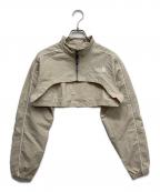THE NORTH FACEザ ノース フェイス）の古着「クロップドジップシャツ」｜ベージュ