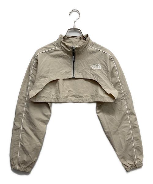 THE NORTH FACE（ザ ノース フェイス）THE NORTH FACE (ザ ノース フェイス) クロップドジップシャツ ベージュ サイズ:Lの古着・服飾アイテム