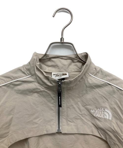 THE NORTH FACE（ザ ノース フェイス）THE NORTH FACE (ザ ノース フェイス) クロップドジップシャツ ベージュ サイズ:Lの古着・服飾アイテム