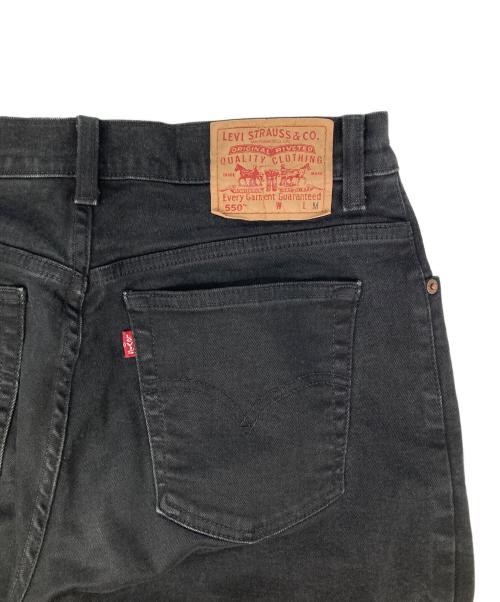 LEVI'S（リーバイス）LEVI'S (リーバイス) 550デニムパンツ ブラック サイズ:Mの古着・服飾アイテム
