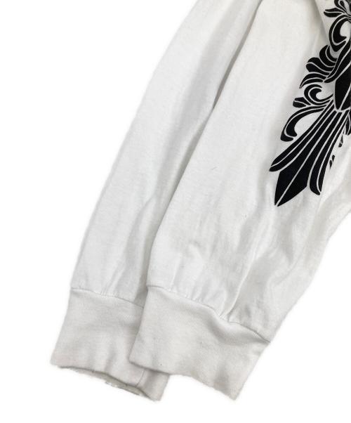 CHROME HEARTS（クロムハーツ）CHROME HEARTS (クロムハーツ) TAIPEI LIMITED HORSESHOE L/S TEE ホワイト サイズ:Lの古着・服飾アイテム