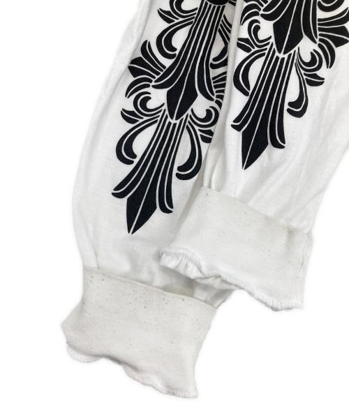CHROME HEARTS（クロムハーツ）CHROME HEARTS (クロムハーツ) TAIPEI LIMITED HORSESHOE L/S TEE ホワイト サイズ:Lの古着・服飾アイテム