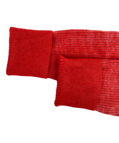 DIESEL（ディーゼル）DIESEL (ディーゼル) K-ATULLUS-ROUND KNITWEAR レッド サイズ:Sの古着・服飾アイテム
