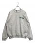 LOS ANGELES APPAREL（ロサンゼルスアパレル）の古着「プリントスウェット」｜グリーン×ライトグレー