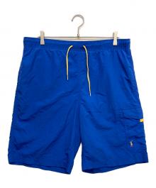POLO RALPH LAUREN（ポロ・ラルフローレン）の古着「ナイロンハーフパンツ」｜イエロー×ブルー