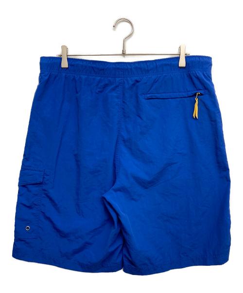 POLO RALPH LAUREN（ポロ・ラルフローレン）POLO RALPH LAUREN (ポロ・ラルフローレン) ナイロンハーフパンツ イエロー×ブルー サイズ:Lの古着・服飾アイテム