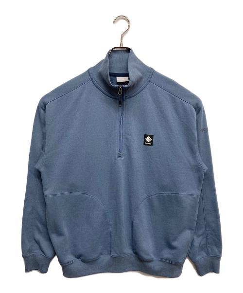 Columbia（コロンビア）Columbia (コロンビア) サンダーマウンテンスウェットハーフジップ ブルー サイズ:Sの古着・服飾アイテム