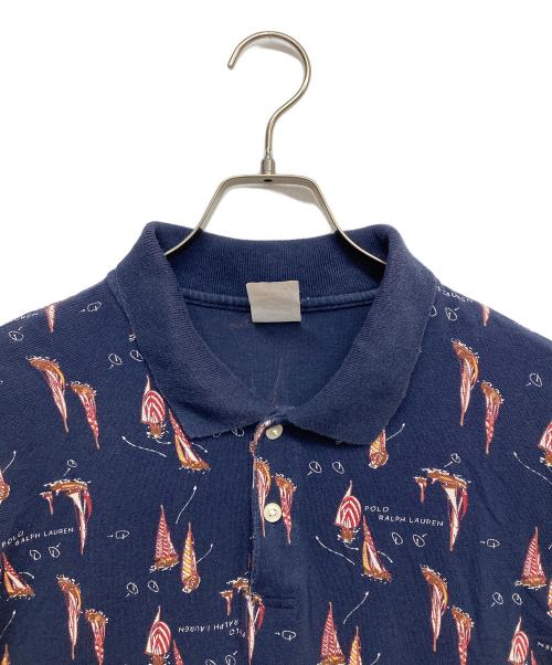POLO RALPH LAUREN（ポロ・ラルフローレン）POLO RALPH LAUREN (ポロ・ラルフローレン) ポロシャツ ネイビー サイズ:XLの古着・服飾アイテム