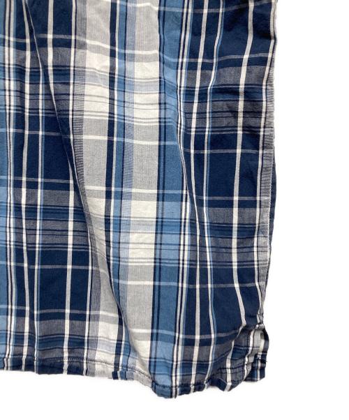POLO RALPH LAUREN（ポロ・ラルフローレン）POLO RALPH LAUREN (ポロ・ラルフローレン) チェックS/Sシャツ グレー×ブルー サイズ:Lの古着・服飾アイテム