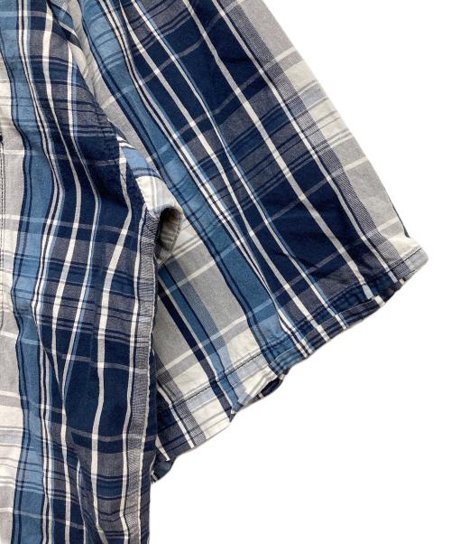 POLO RALPH LAUREN（ポロ・ラルフローレン）POLO RALPH LAUREN (ポロ・ラルフローレン) チェックS/Sシャツ グレー×ブルー サイズ:Lの古着・服飾アイテム