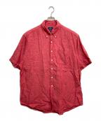 BROOKS BROTHERS 346ブルックスブラザーズ 346）の古着「リネンS/Sシャツ」｜レッド