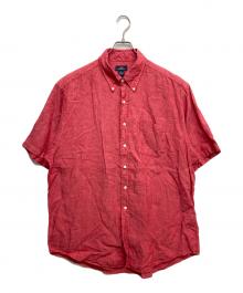 BROOKS BROTHERS 346（ブルックスブラザーズ 346）の古着「リネンS/Sシャツ」｜レッド