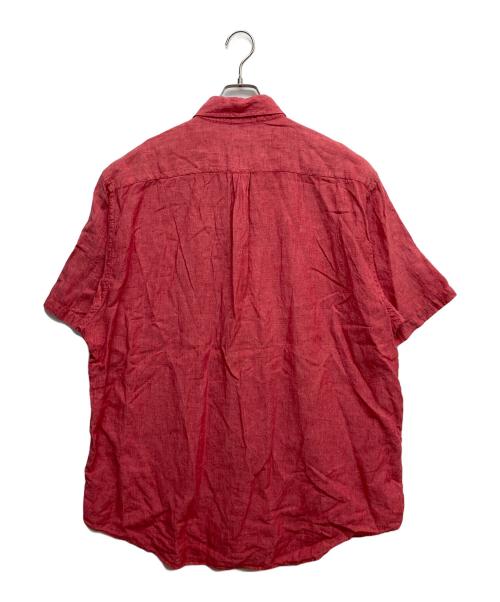 BROOKS BROTHERS 346（ブルックスブラザーズ 346）BROOKS BROTHERS 346 (ブルックスブラザーズ 346) リネンS/Sシャツ レッド サイズ:XLの古着・服飾アイテム
