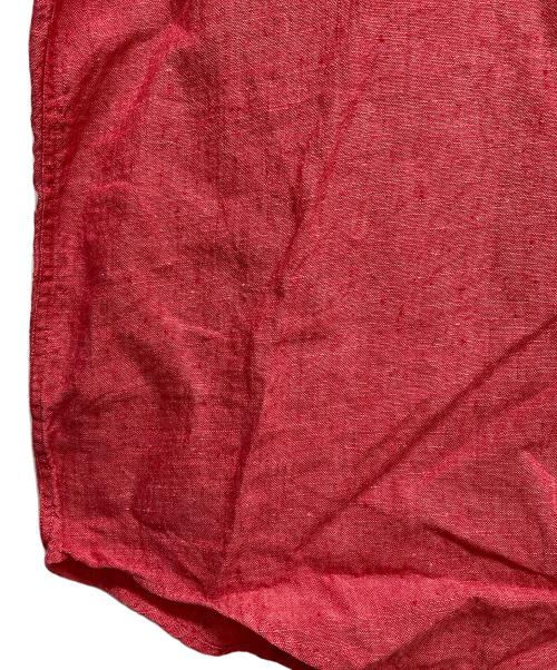BROOKS BROTHERS 346（ブルックスブラザーズ 346）BROOKS BROTHERS 346 (ブルックスブラザーズ 346) リネンS/Sシャツ レッド サイズ:XLの古着・服飾アイテム