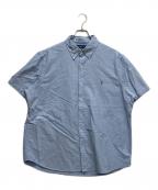 RALPH LAURENラルフローレン）の古着「ボタンダウンS/Sシャツ」｜インディゴ