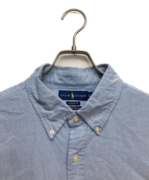 RALPH LAUREN（ラルフローレン）RALPH LAUREN (ラルフローレン) ボタンダウンS/Sシャツ インディゴ サイズ:XLの古着・服飾アイテム