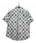 RALPH LAUREN (ラルフローレン) ボタンダウンS/Sシャツ ブルー×ホワイト サイズ:2XL：5000円