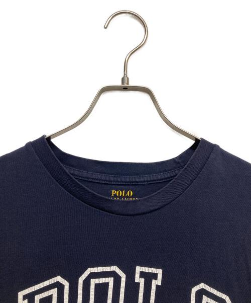 POLO RALPH LAUREN（ポロ・ラルフローレン）POLO RALPH LAUREN (ポロ・ラルフローレン) プリントTシャツ レッド×ネイビー サイズ:Mの古着・服飾アイテム