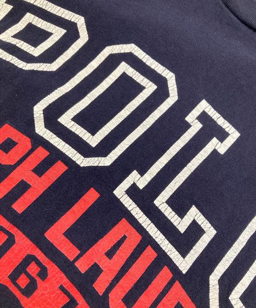 POLO RALPH LAUREN（ポロ・ラルフローレン）POLO RALPH LAUREN (ポロ・ラルフローレン) プリントTシャツ レッド×ネイビー サイズ:Mの古着・服飾アイテム