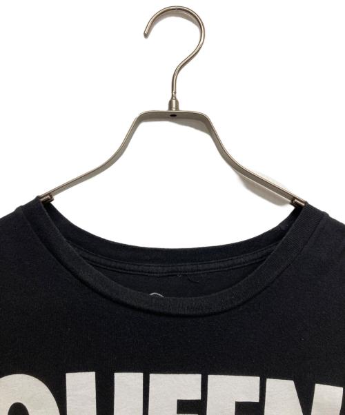 USED（ユーズド）USED (ユーズド) QUEEN-プリントTシャツ ブラック サイズ:XLの古着・服飾アイテム
